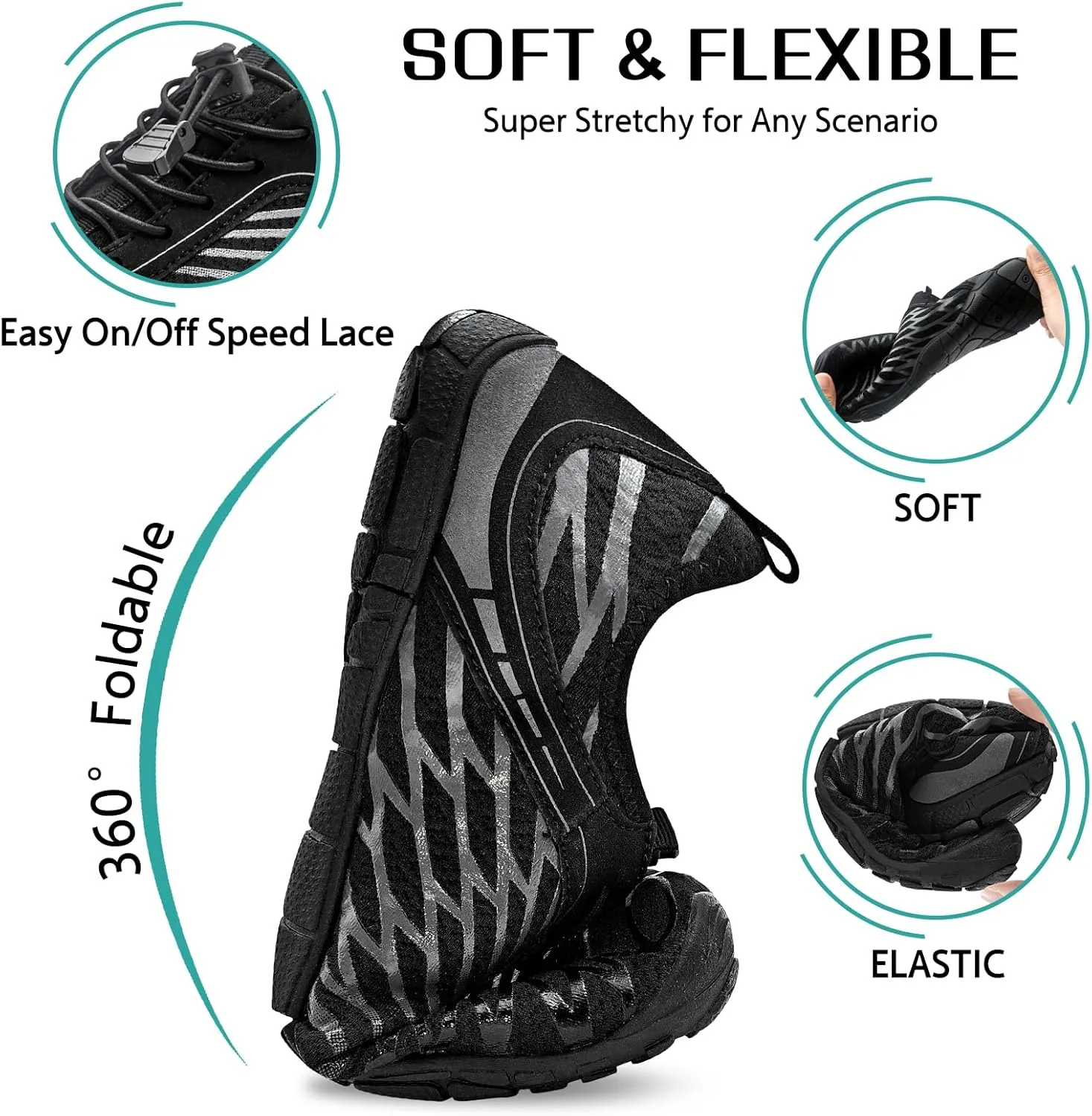 Barefoot Shoes Women Men Hike Comfortable Grounded Lightweight Footwear Non-Slip Sole Wide Toe Box