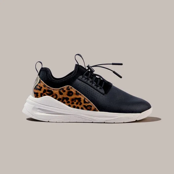 Clove  - Aero's Shoes - Limited Edition - Black / White Leopard