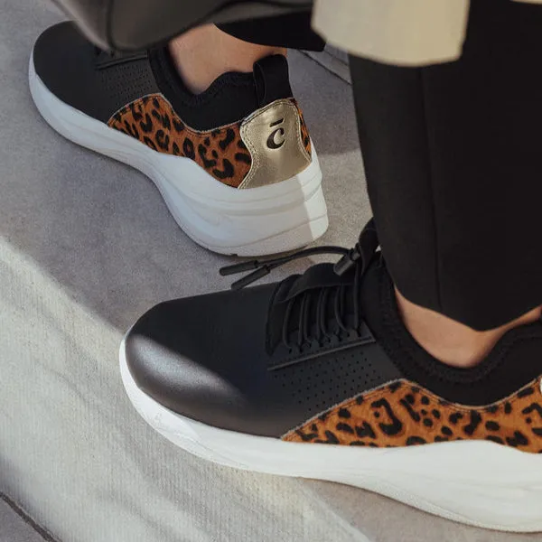 Clove  - Aero's Shoes - Limited Edition - Black / White Leopard