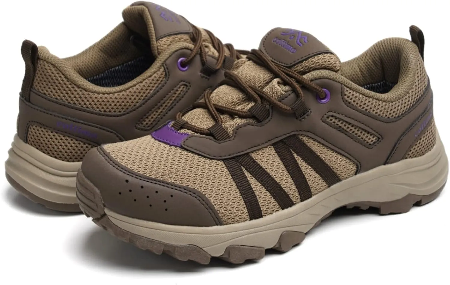 COTTIMO Women's Waterproof Hiking Shoes Non Slip Sneakers Lightweight Tennis Shoes for Work Walking Running Trekking Trail Shoes