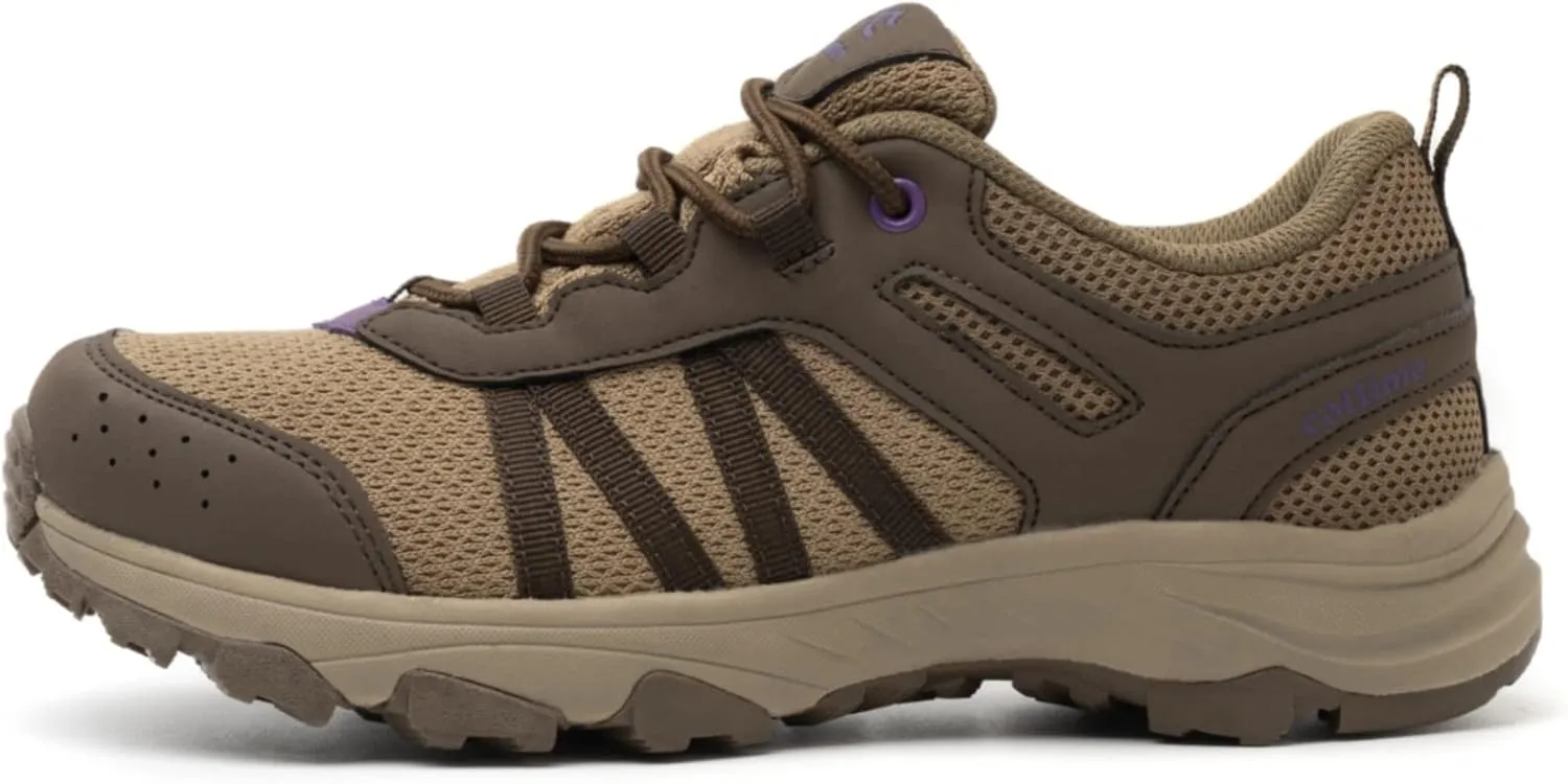 COTTIMO Women's Waterproof Hiking Shoes Non Slip Sneakers Lightweight Tennis Shoes for Work Walking Running Trekking Trail Shoes