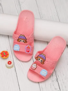 Cupcake & Delight Pink Sliders For Girls