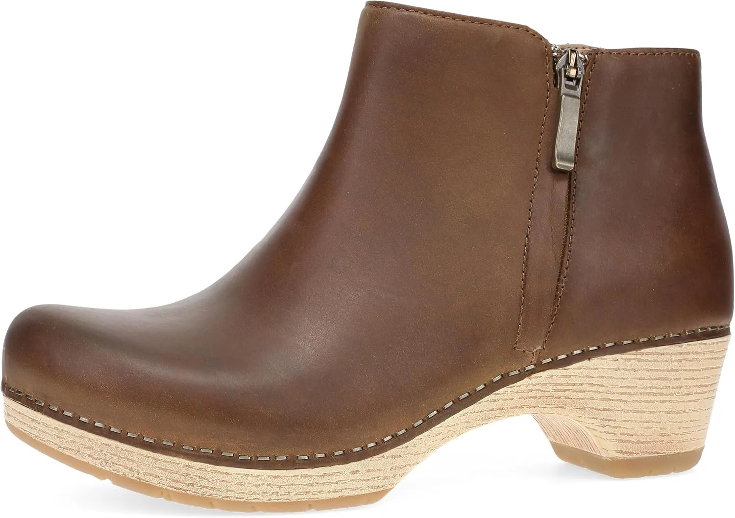 Dansko Lizanne Booties for Women - Linings from Recycled Materials and Leather for Breathability- Lightweight Rubber Outsole for Long-Lasting Wear