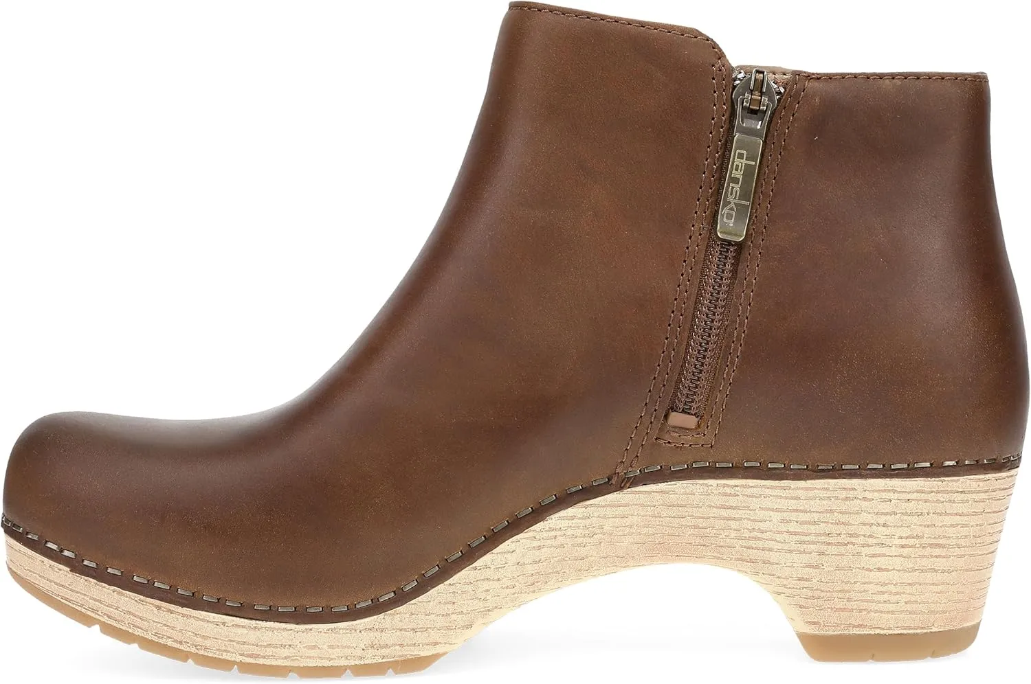 Dansko Lizanne Booties for Women - Linings from Recycled Materials and Leather for Breathability- Lightweight Rubber Outsole for Long-Lasting Wear