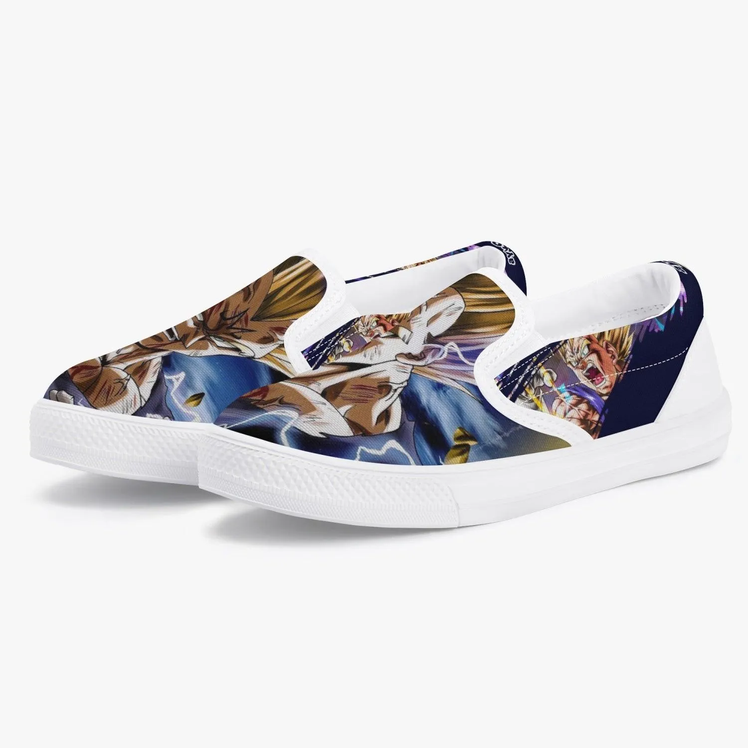 Dragonball Z Majim Vegeta Kids Slipons Anime Shoes