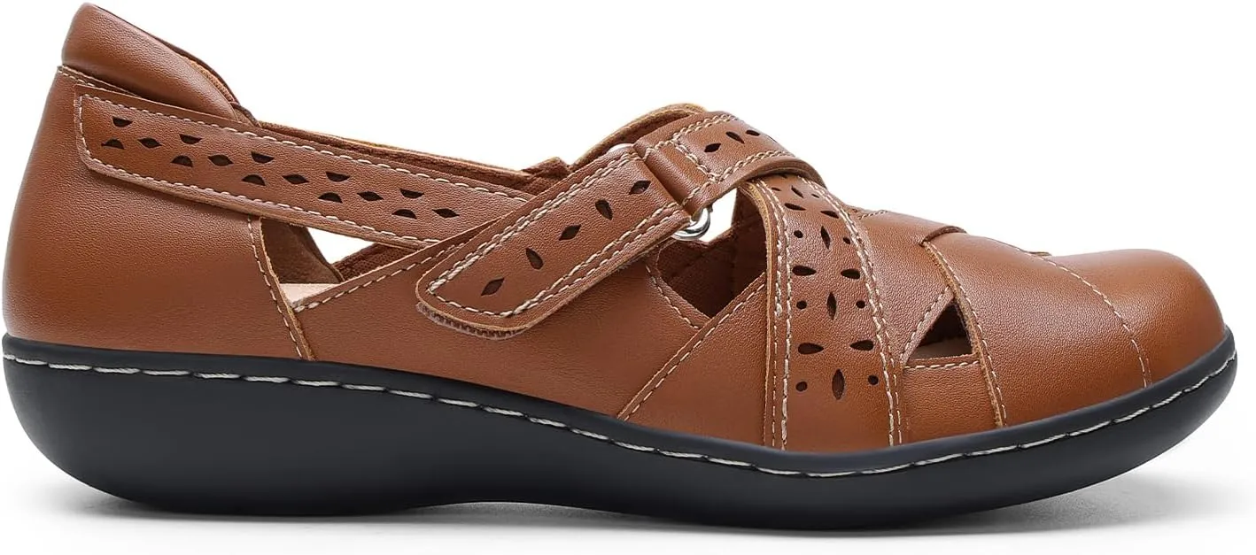 DREAM PAIRS Women's Loafers Slip On Comfortable Casual Walking Flats Work Shoes Closed Toe Sandals