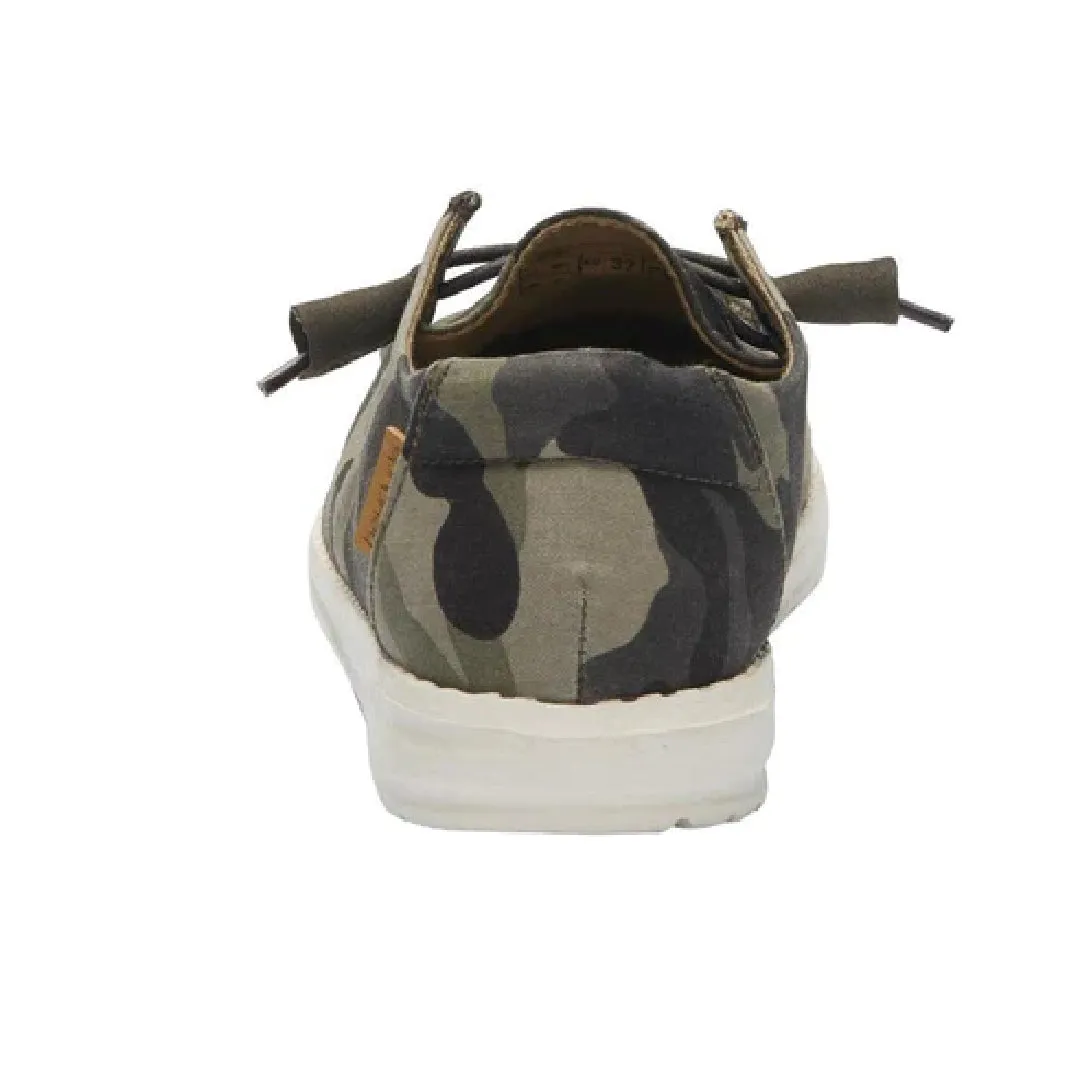 Hey Dude - Wendy Canvas Slip On Shoe Camo