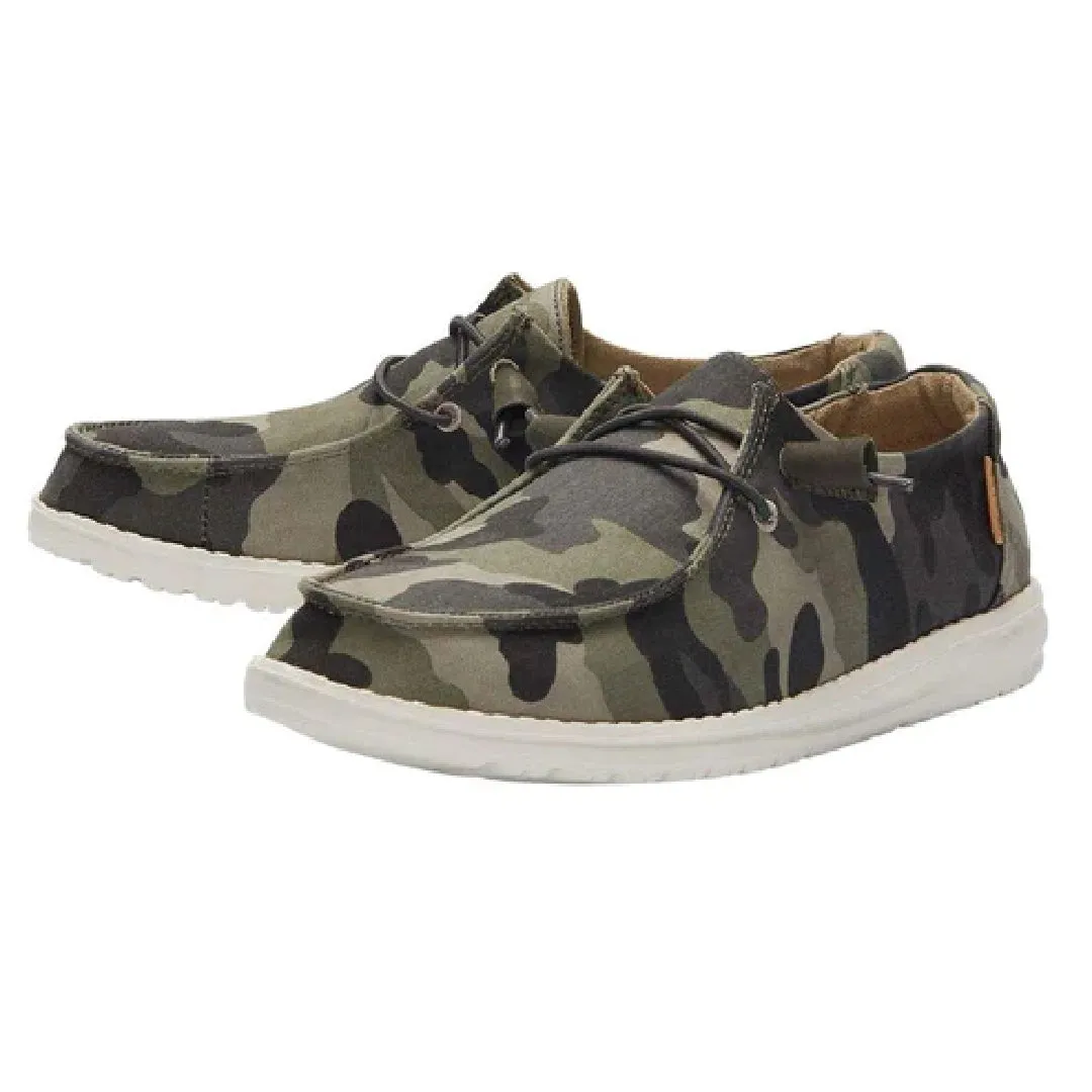 Hey Dude - Wendy Canvas Slip On Shoe Camo