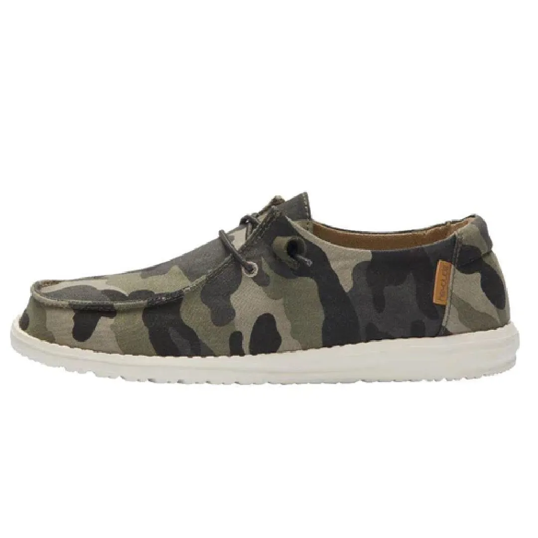 Hey Dude - Wendy Canvas Slip On Shoe Camo