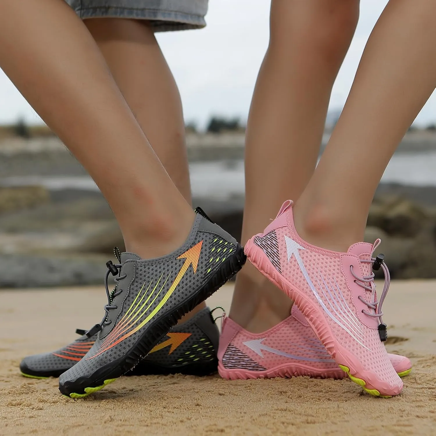 Hike Waterproof Footwear Barefoot Shoes, Women Men Water Shoes Quick Dry Water Non-Slip Healthy Breathable Shoes