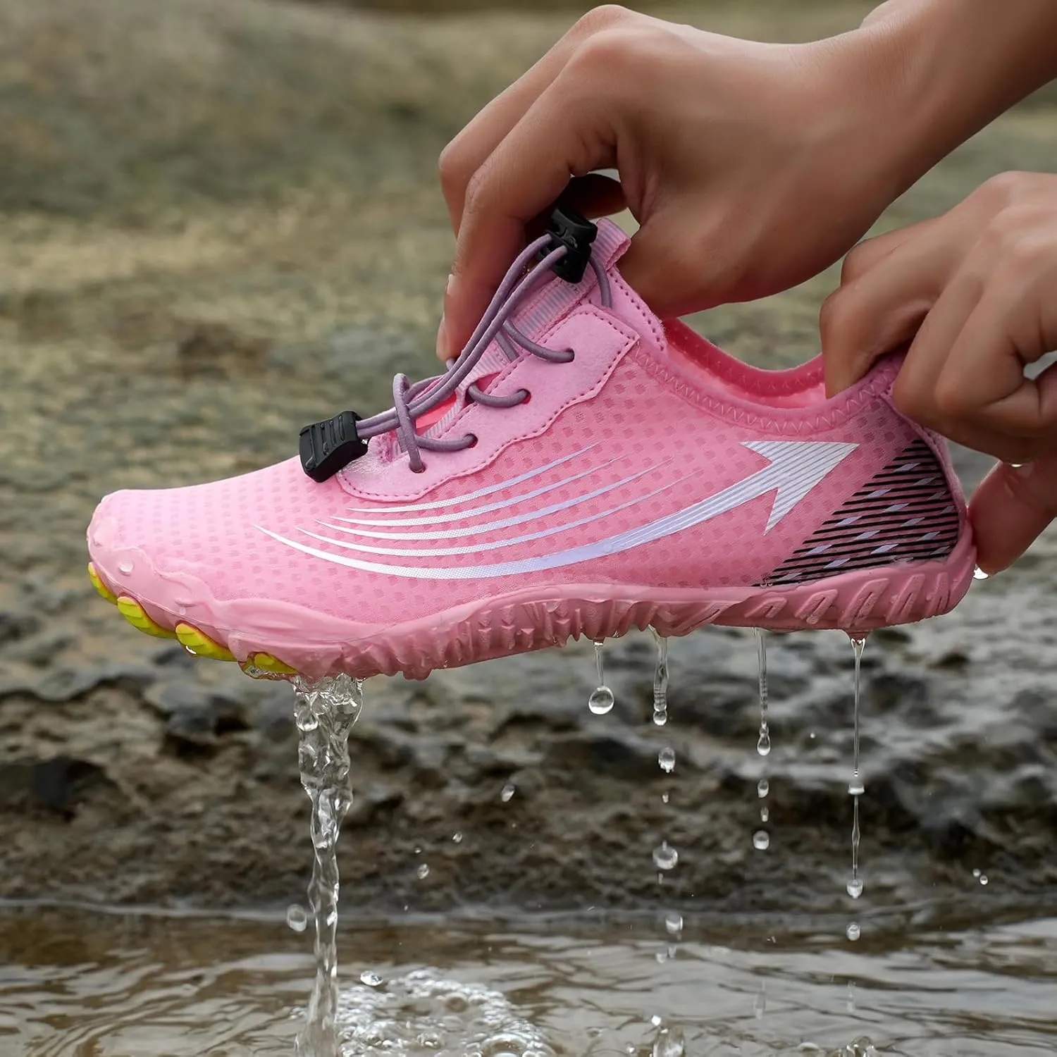 Hike Waterproof Footwear Barefoot Shoes, Women Men Water Shoes Quick Dry Water Non-Slip Healthy Breathable Shoes