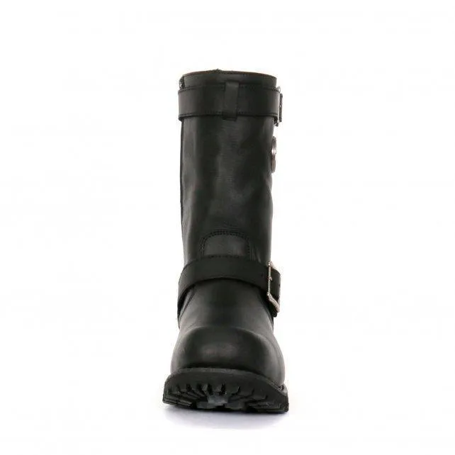 Hot Leathers Men's 10" Tall Round Toe Engineer Boots
