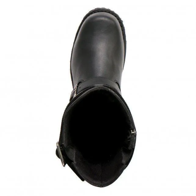 Hot Leathers Men's 10" Tall Round Toe Engineer Boots