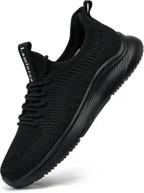 Lamincoa Womens Tennis Walking Shoes Slip On Lightweight Comfort Memory Foam Sneakers