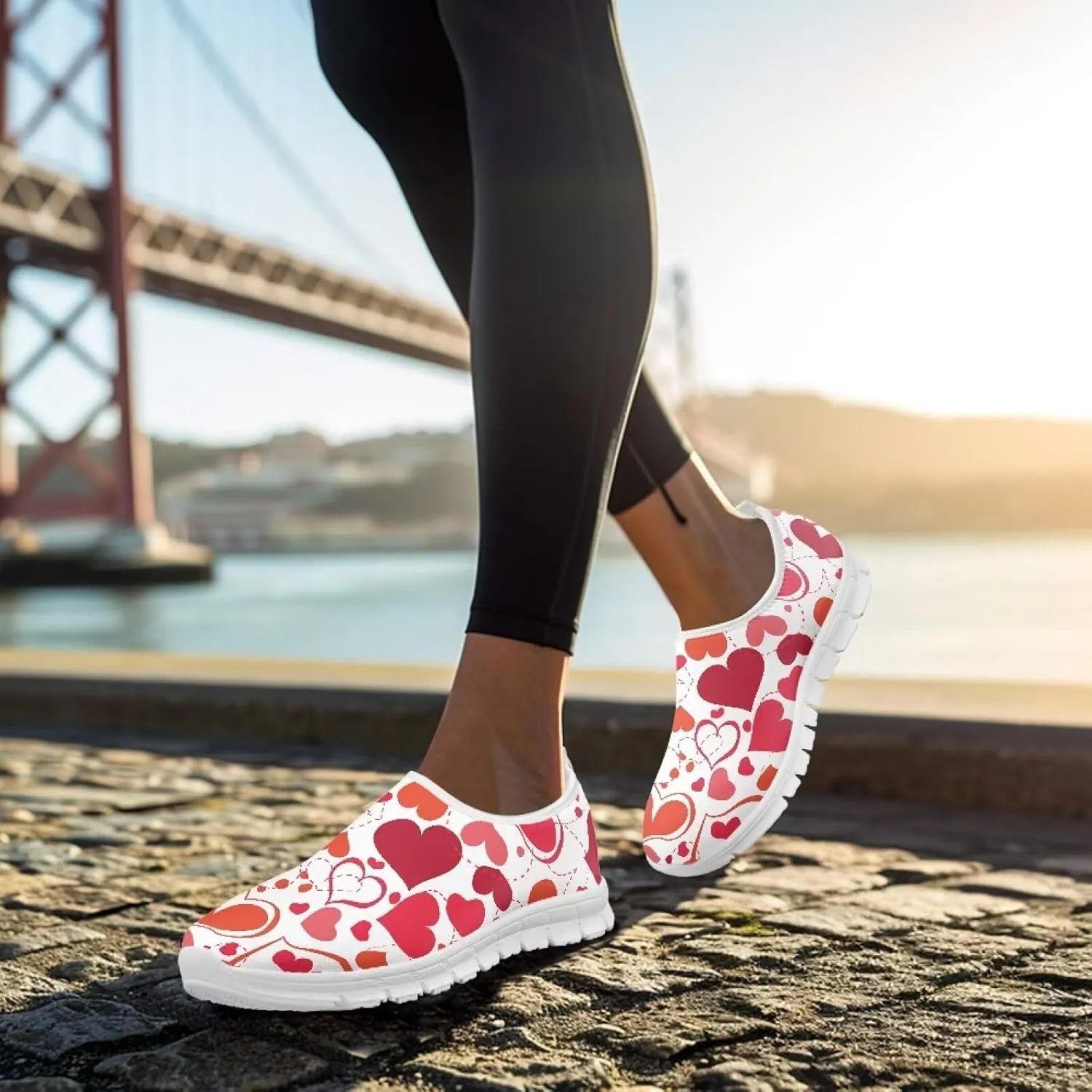 Loafers Women Shoes Breathable Women Slip On Shoes Dressy for Travel