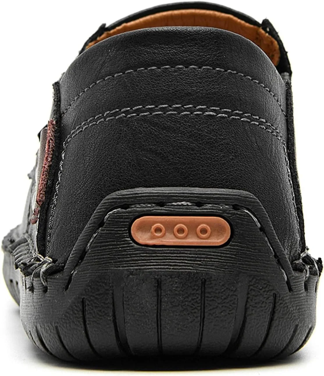 Men's Loafers Slip-On Casual Leather Outdoors Dress Shoes Lightweight Comfortable Driving Walking Shoes