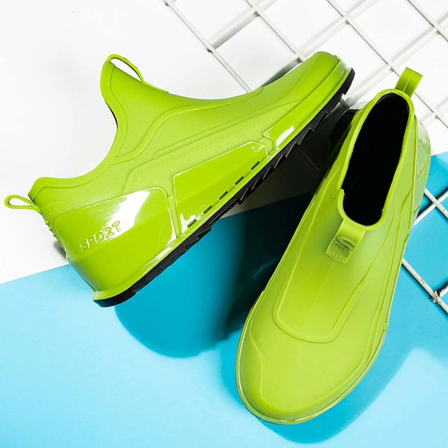 Men's Rain Shoes Non Slip Outdoor Comfortable Lightweight Casual Sneakers for Walking Travel Hiking