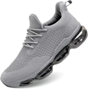 Mens Running Shoes Air Cushion Walking Basketball Sneakers Fashion Tennis Breathable Sport Gym Fitness Cross Trainers