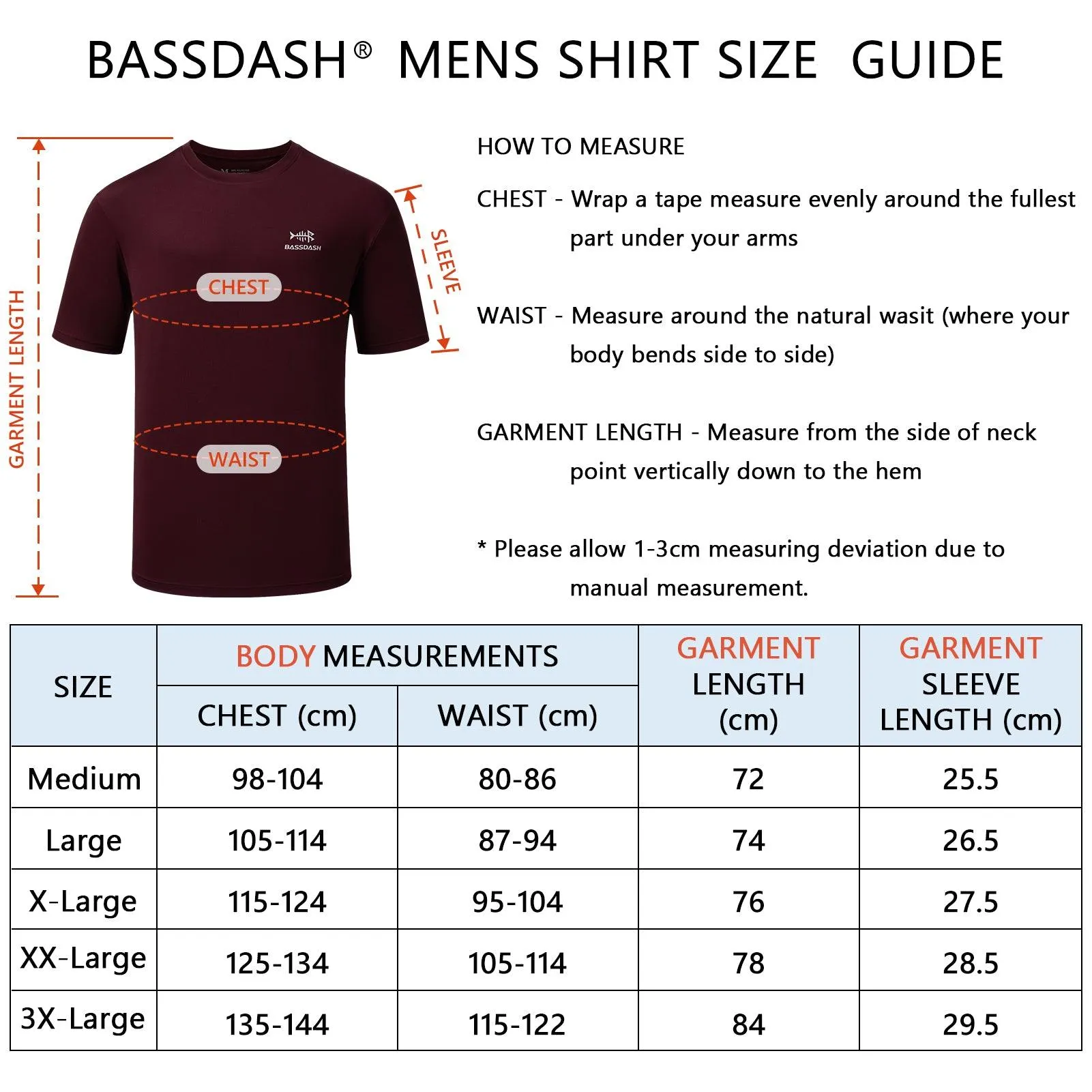 Men's UPF 50  Short Sleeve T-Shirts FS27M