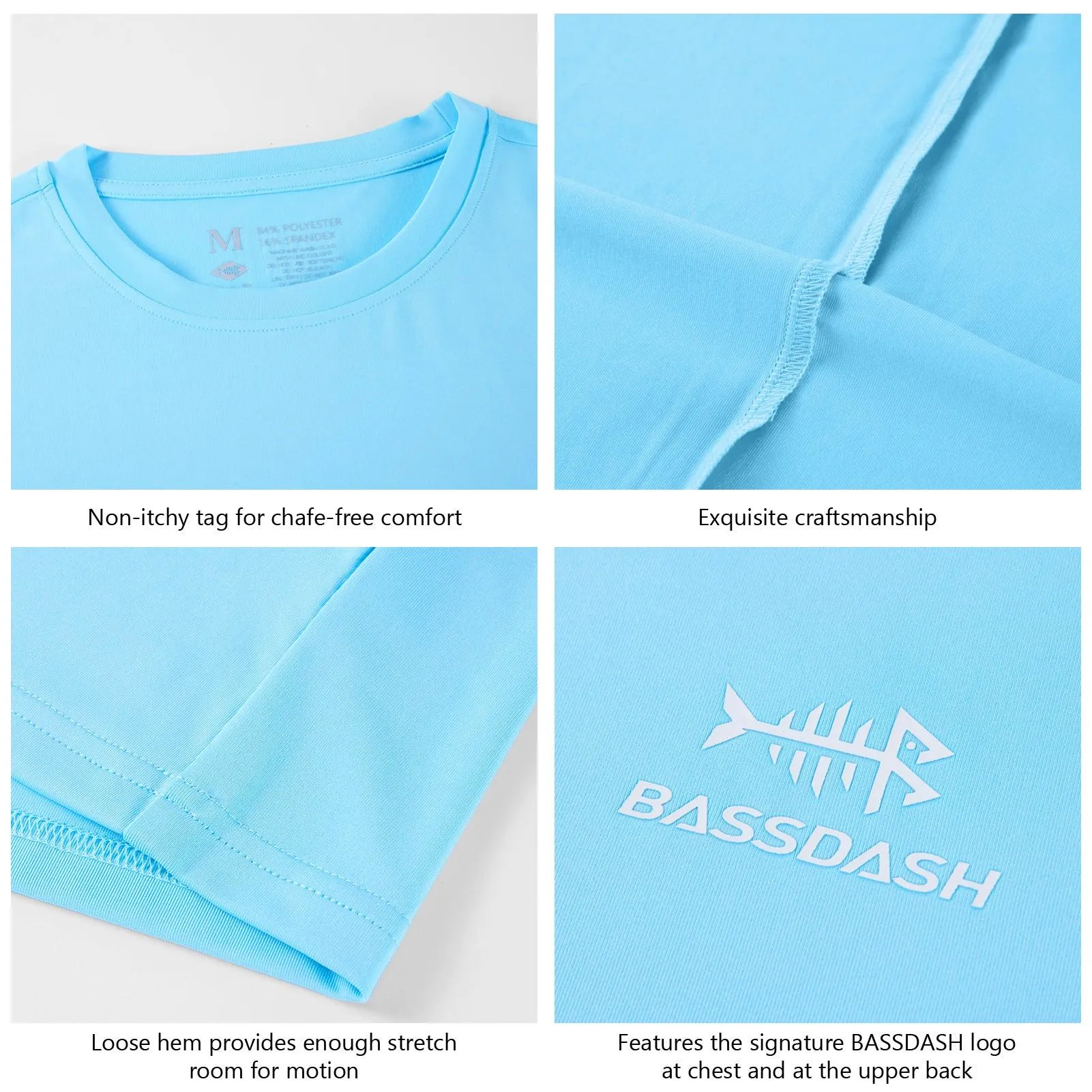 Men's UPF 50  Short Sleeve T-Shirts FS27M