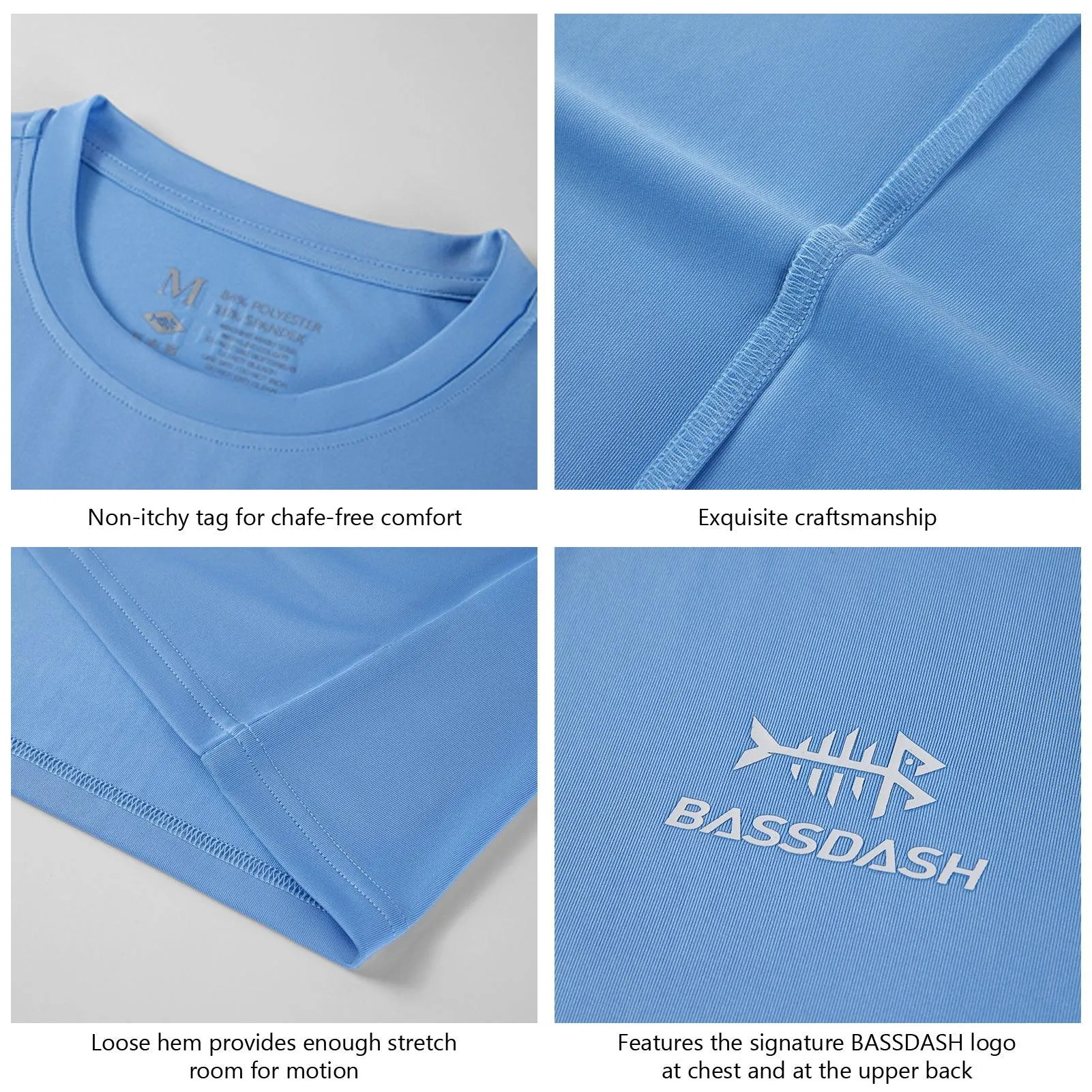 Men's UPF 50  Short Sleeve T-Shirts FS27M