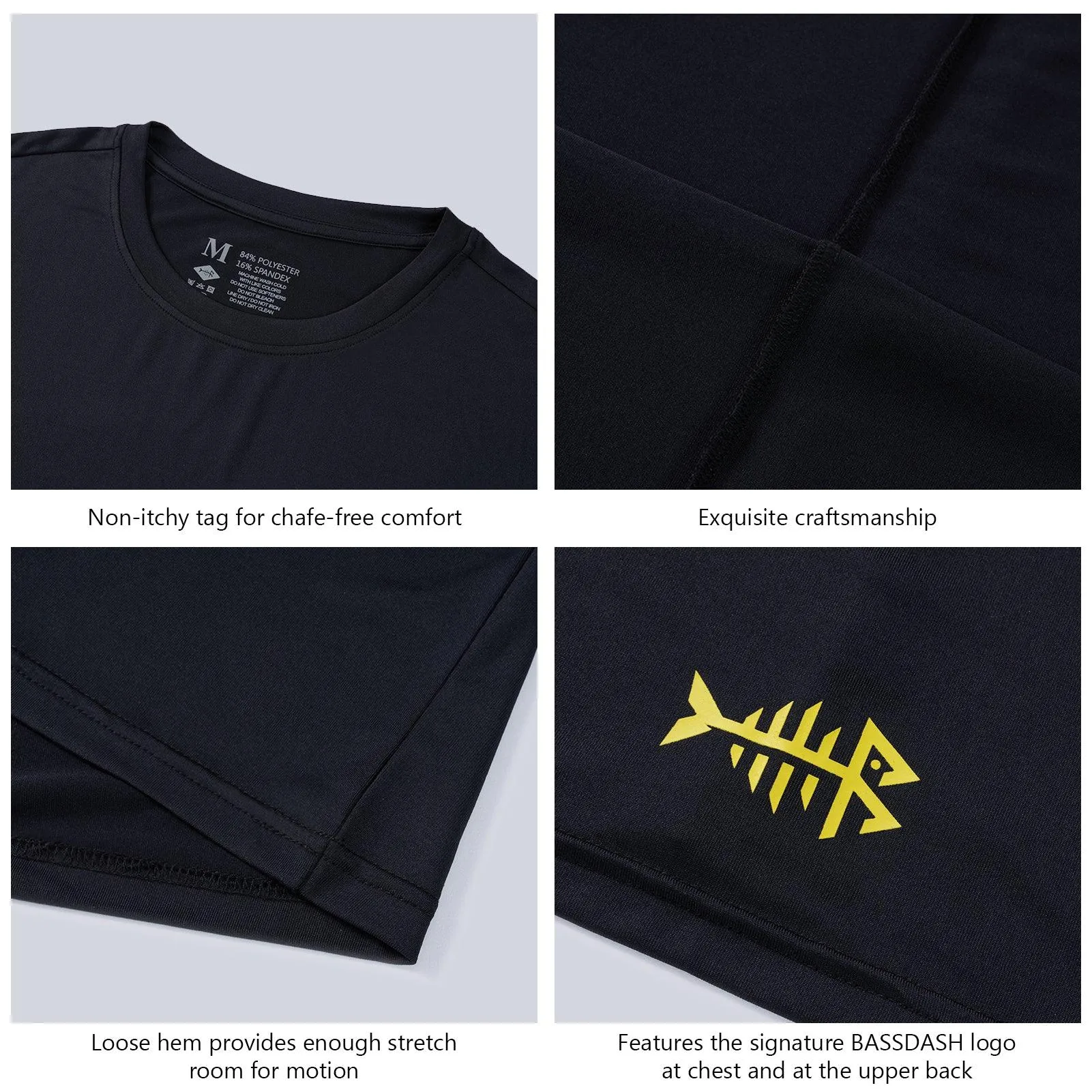 Men's UPF 50  Short Sleeve T-Shirts FS27M