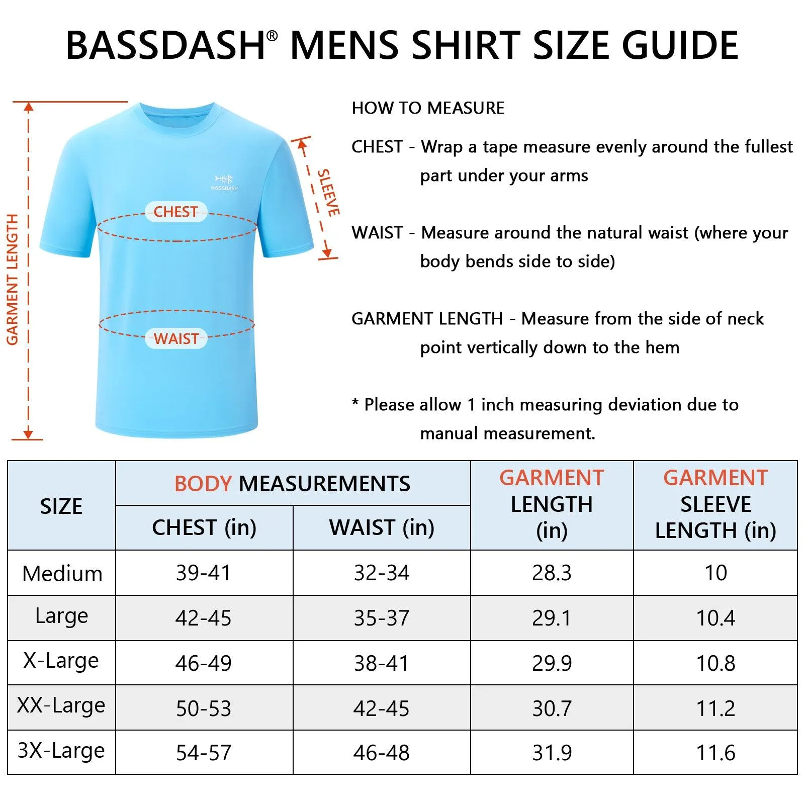 Men's UPF 50  Short Sleeve T-Shirts FS27M