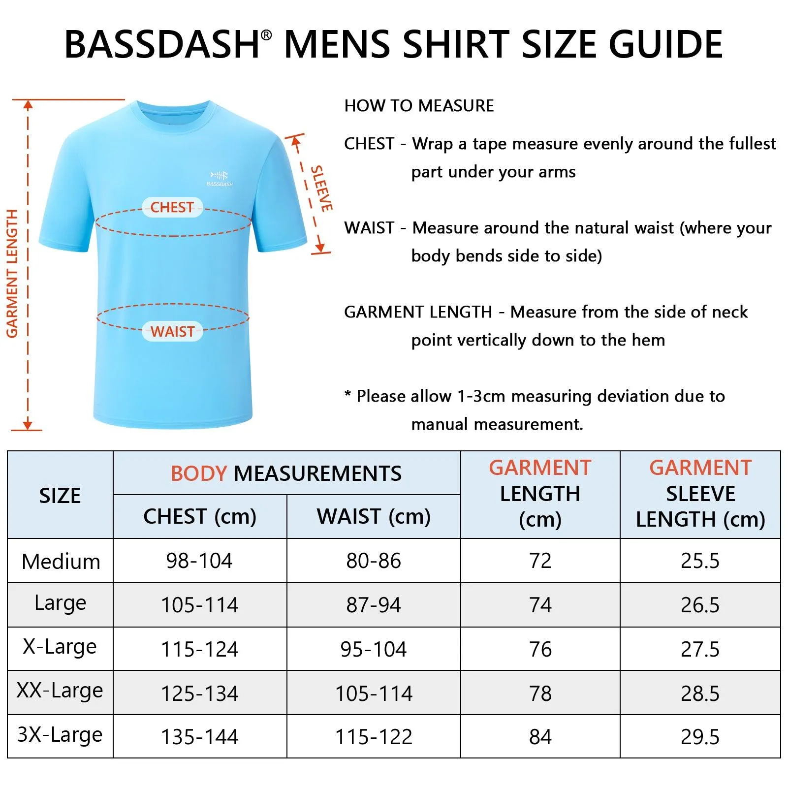 Men's UPF 50  Short Sleeve T-Shirts FS27M
