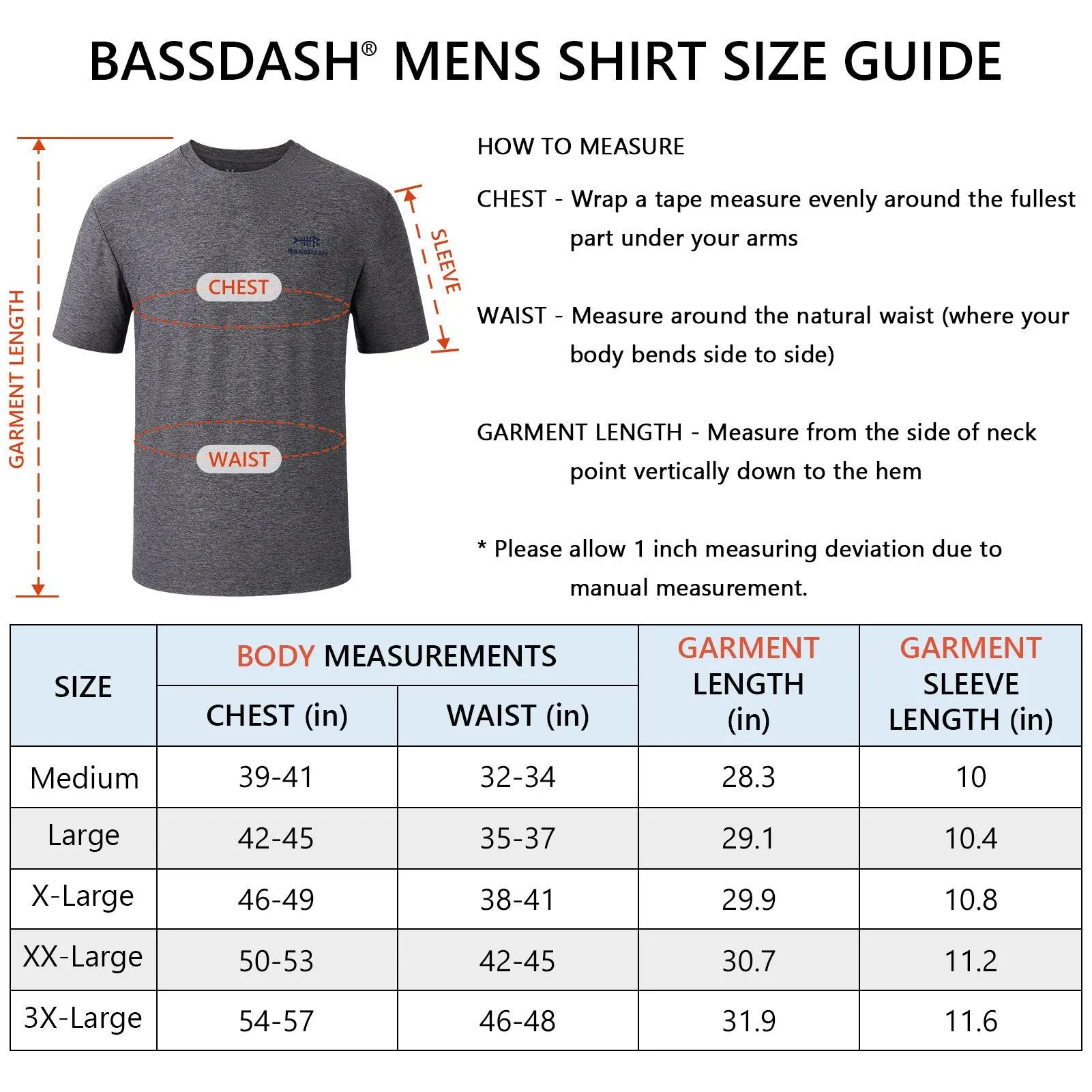Men's UPF 50  Short Sleeve T-Shirts FS27M
