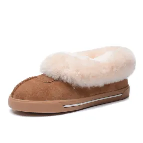 Mini Women Winter Snow Boots Real Wool Genuine Sheepskin
