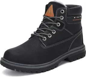 Mishansha Mens Womens Winter Hiking Boots Waterproof Non Slip Warm Lined Snow Boots for Outdoor Trekking
