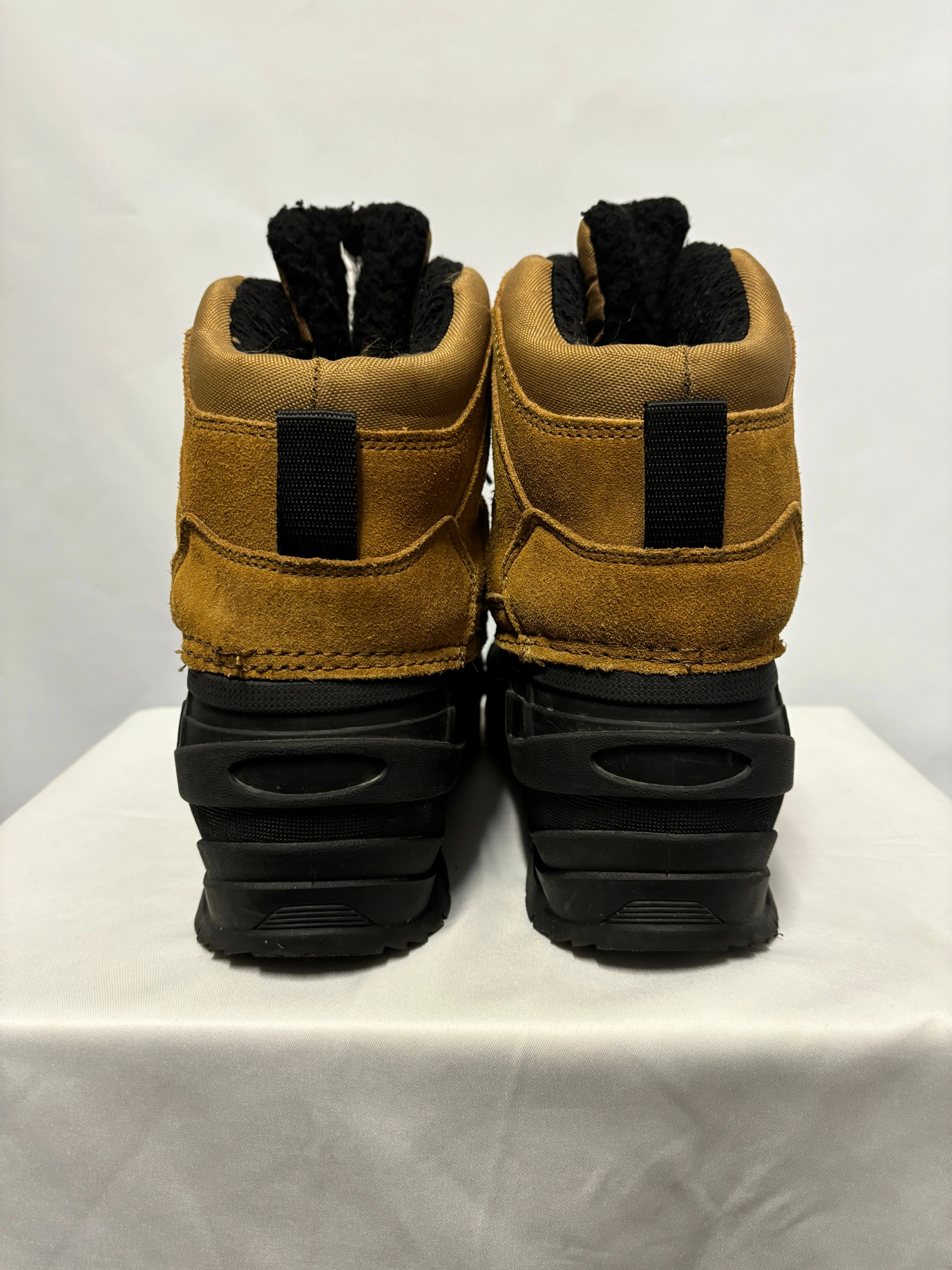 Mountain Warehouse Brown and Black Isodry Suede Snow Boots 10