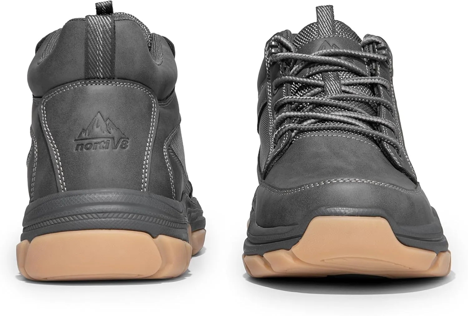 NORTIV 8 Men's Hiking Boots Lightweight Fashion Casual Chukka Ankle Boots Elevation