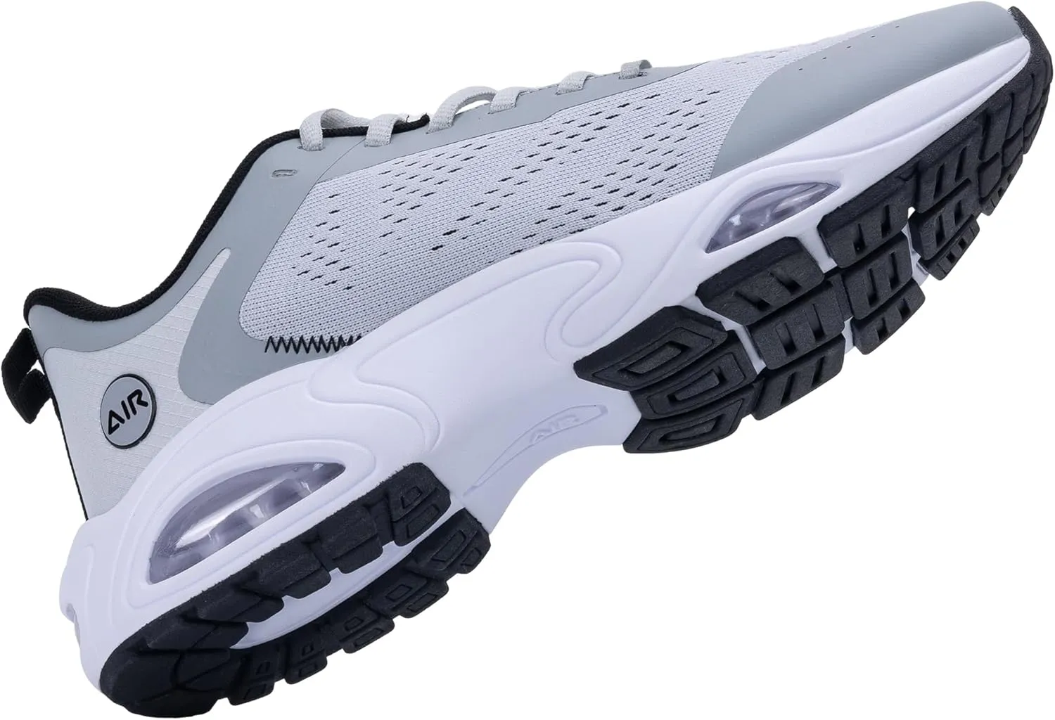 PERSOUL Mens Air Running Shoes Fashion Walking Tennis Sneakers Athletic Trail Shoes for Workout Jogging Gym BlackBlue Size 7-13