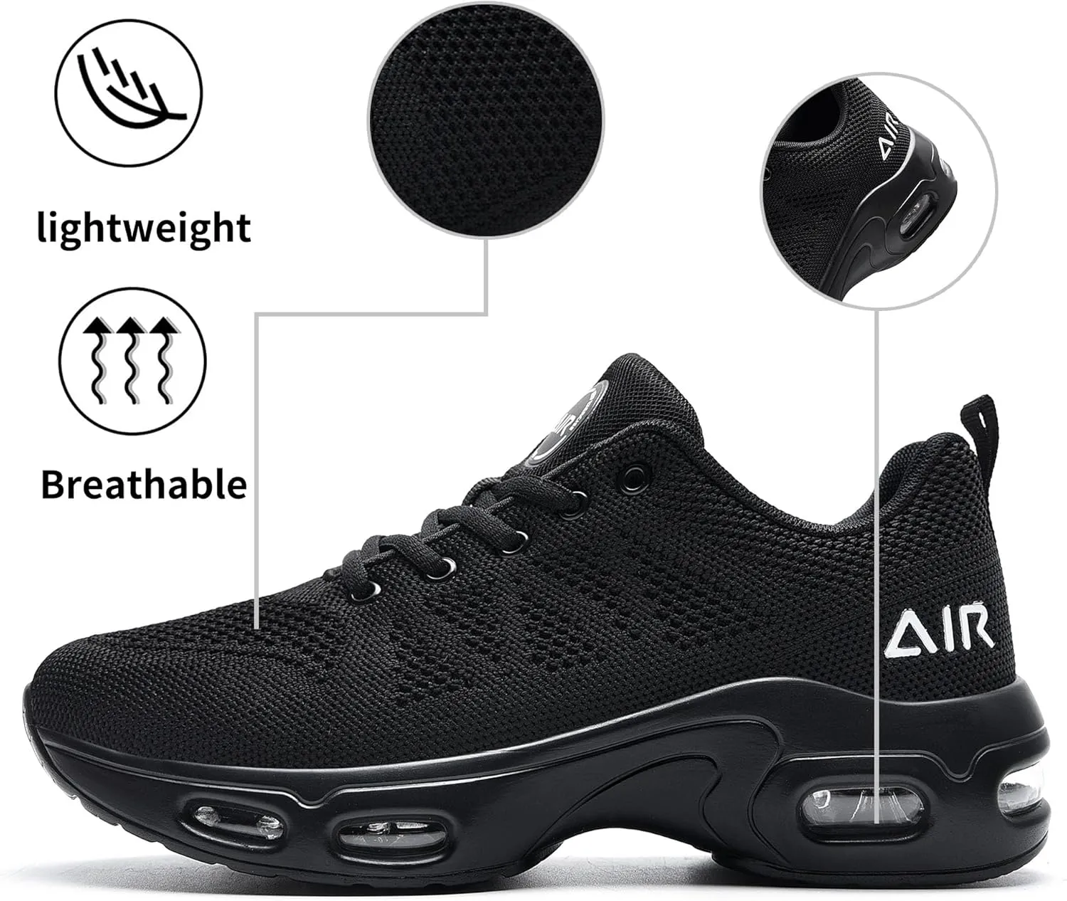 PERSOUL Women Running Shoes Tennis Air Sneakers Lightweight Breathable Fitness Athletic Gym Fashion Walking Shoes