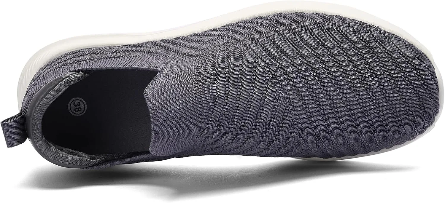 PPQ Womens Slip On Walking Shoes-Lightweight Comfort Breathable Travel Slip in Sneakers