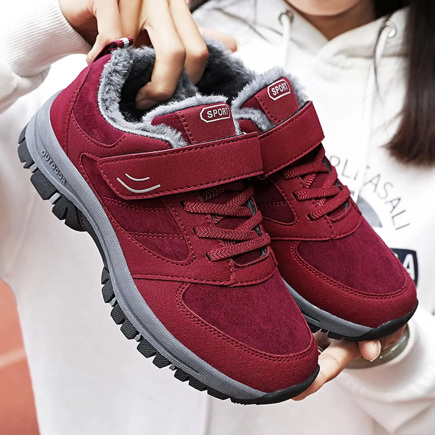 Snow Shoes for Men Womens Winter Non-Slip Work Boots for Men Waterproof Ankle Booties