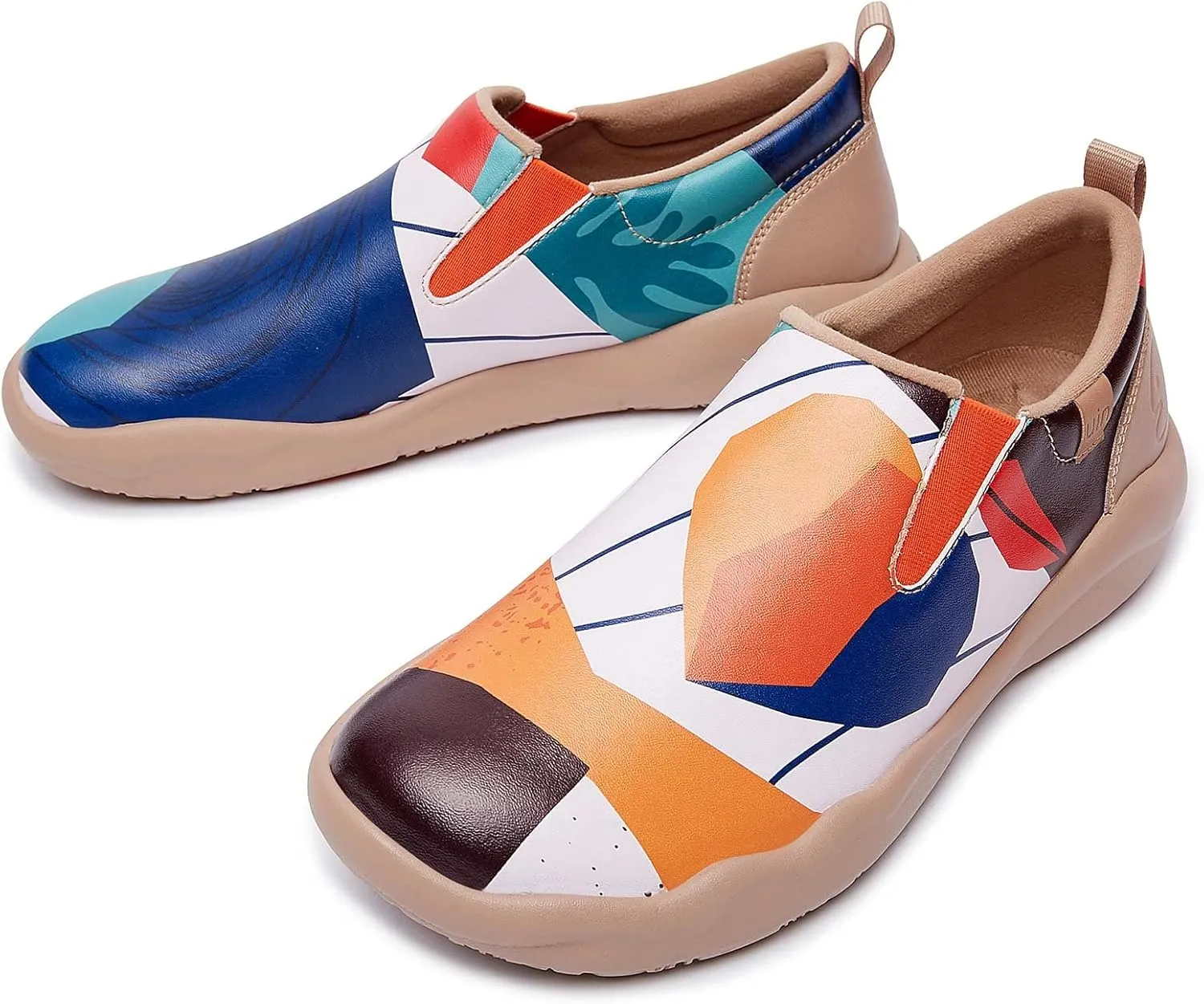 UIN Women's Walking Travel Shoes Slip On Microfiber Casual Loafers Lightweight Comfort Fashion Sneaker