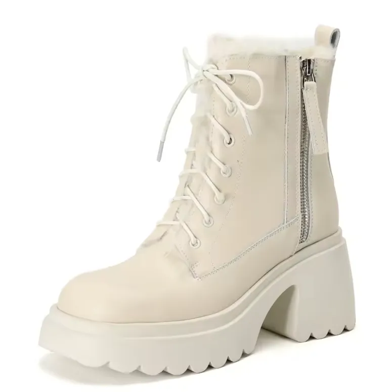 USS Shoes Matilde Women's Snow Leather Ankle Boots