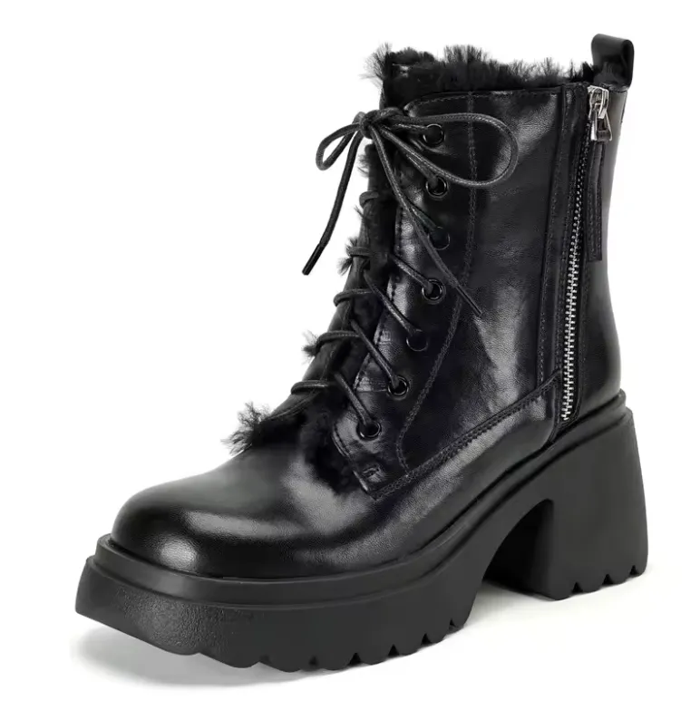 USS Shoes Matilde Women's Snow Leather Ankle Boots