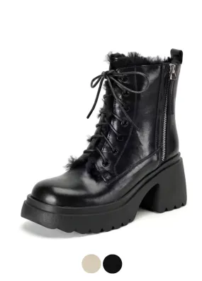 USS Shoes Matilde Women's Snow Leather Ankle Boots