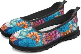 Walking Shoes Women Breathe Mesh Slip On Sneakers Women Comfortable Lightweight