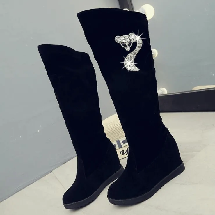 Women Winter Snow Boots Knee High Boots