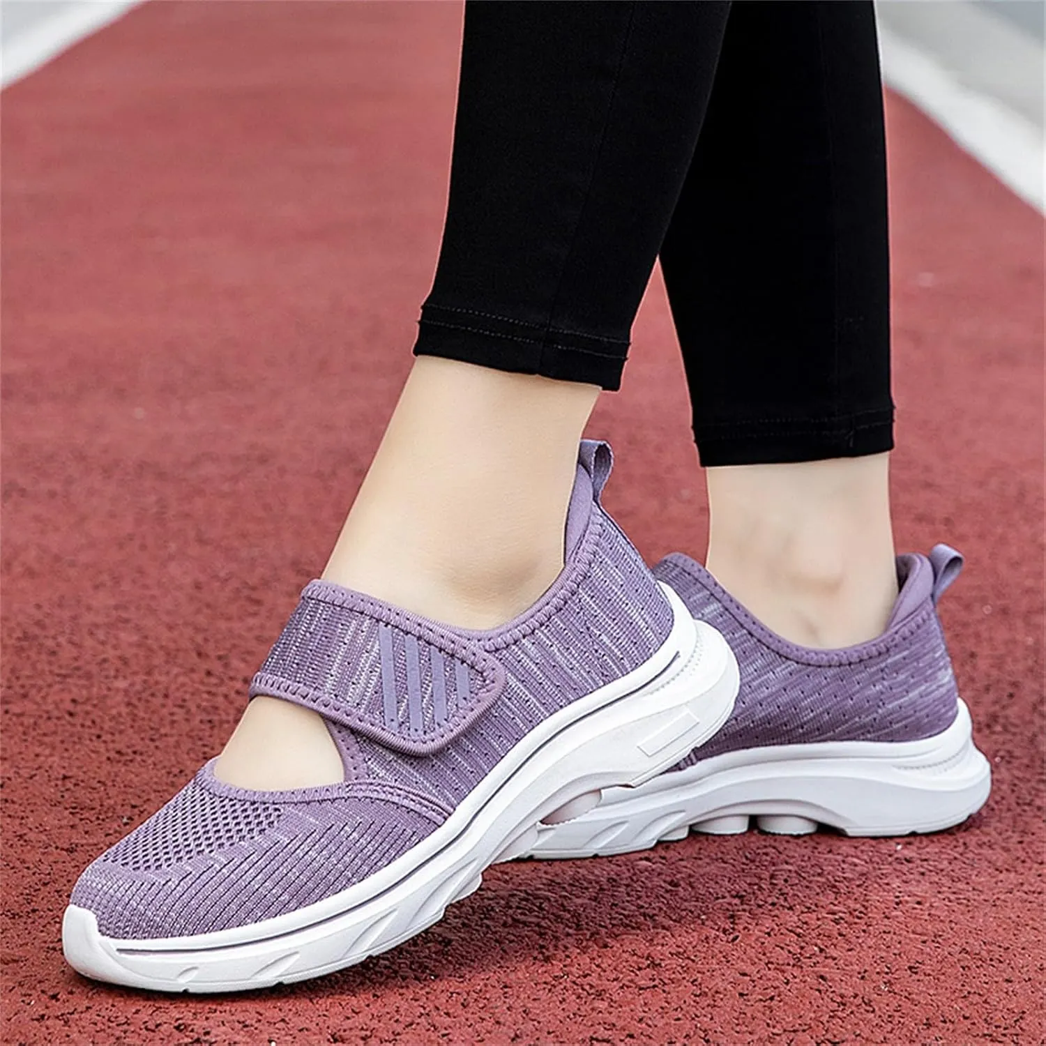 Womens Shoes Orthopedic Arch Support Breathable Flying Woven Sneakers Casual Comfort Wear Slip On Sneaker
