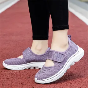Womens Shoes Orthopedic Arch Support Breathable Flying Woven Sneakers Casual Comfort Wear Slip On Sneaker