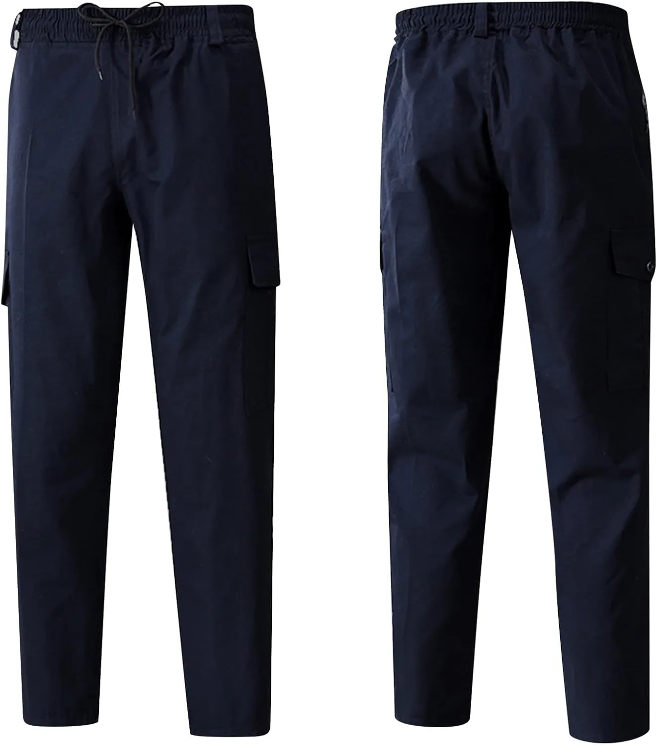 ZEFOTIM Casual Pants for Men Camouflage/Solid Color Cinch Bottom Casual Pant Breathable Trousers with Pockets